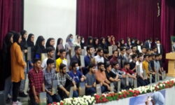 برگزاری همایش تجلیل از دانش آموزان پذیرفته شده در کنکور سراسری مناطق جناح و بستک
