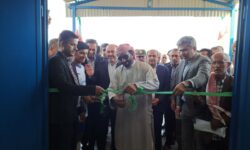 افتتاح مدرسه ۶ کلاسه روستایی و یک سالن ورزشی در سیریک هرمزگان
