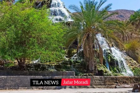 آبشار تزرج، گنجینه‌ای دیدنی و زیبا در دل نخلستان های جنوب ایران