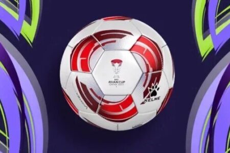 رونمایی از توپ جام ملت‌های آسیا ۲۰۲۳