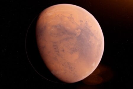 ناسا نمایی جدید و شگفت‌انگیز از افق مریخ را رونمایی کرد + تصویر