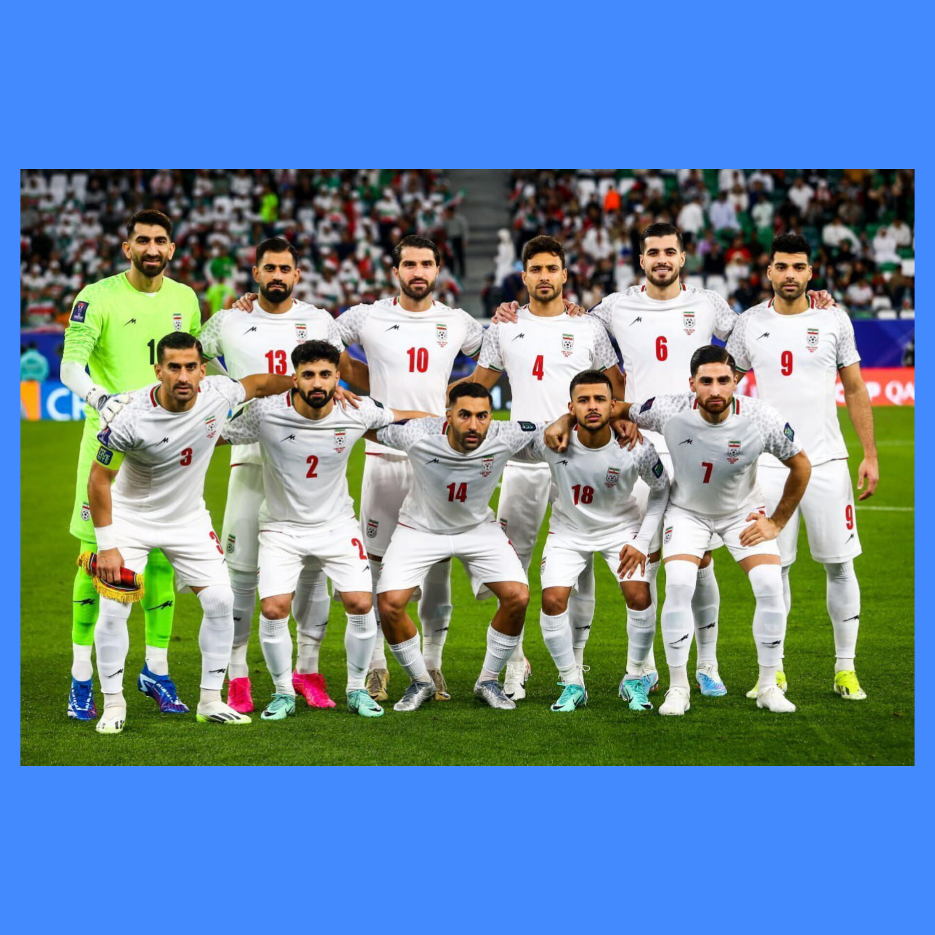 ایران با پیراهن اصلی برابر امارات صف آرایی می‌کند+عکس